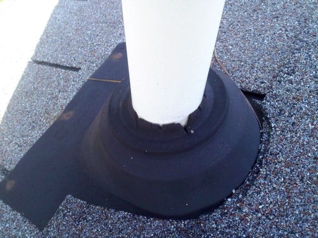 cracked roof vent boot