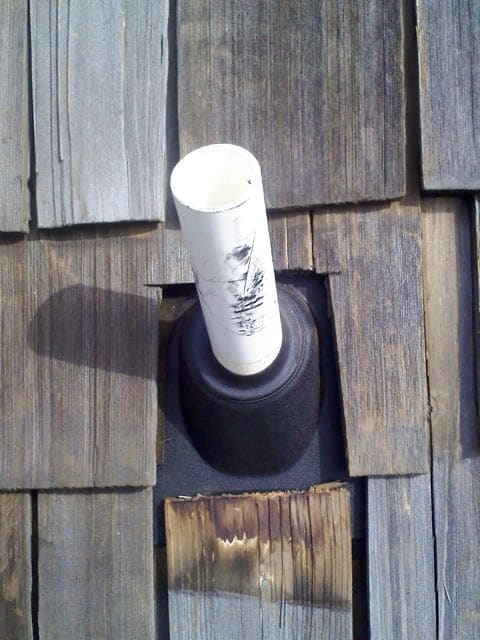 fixed roof vent boot